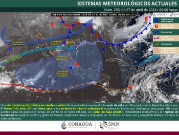Ola de calor y lluvias con tormentas eléctricas azotarán Oaxaca este lunes