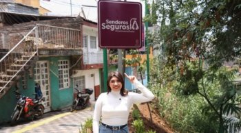 Senderos seguros del teleférico de Uruapan garantizan movilidad libre de violencia para mujeres