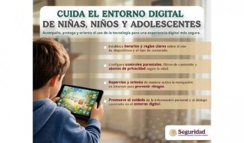 SSPC emite recomendaciones para proteger a menores en entornos digitales