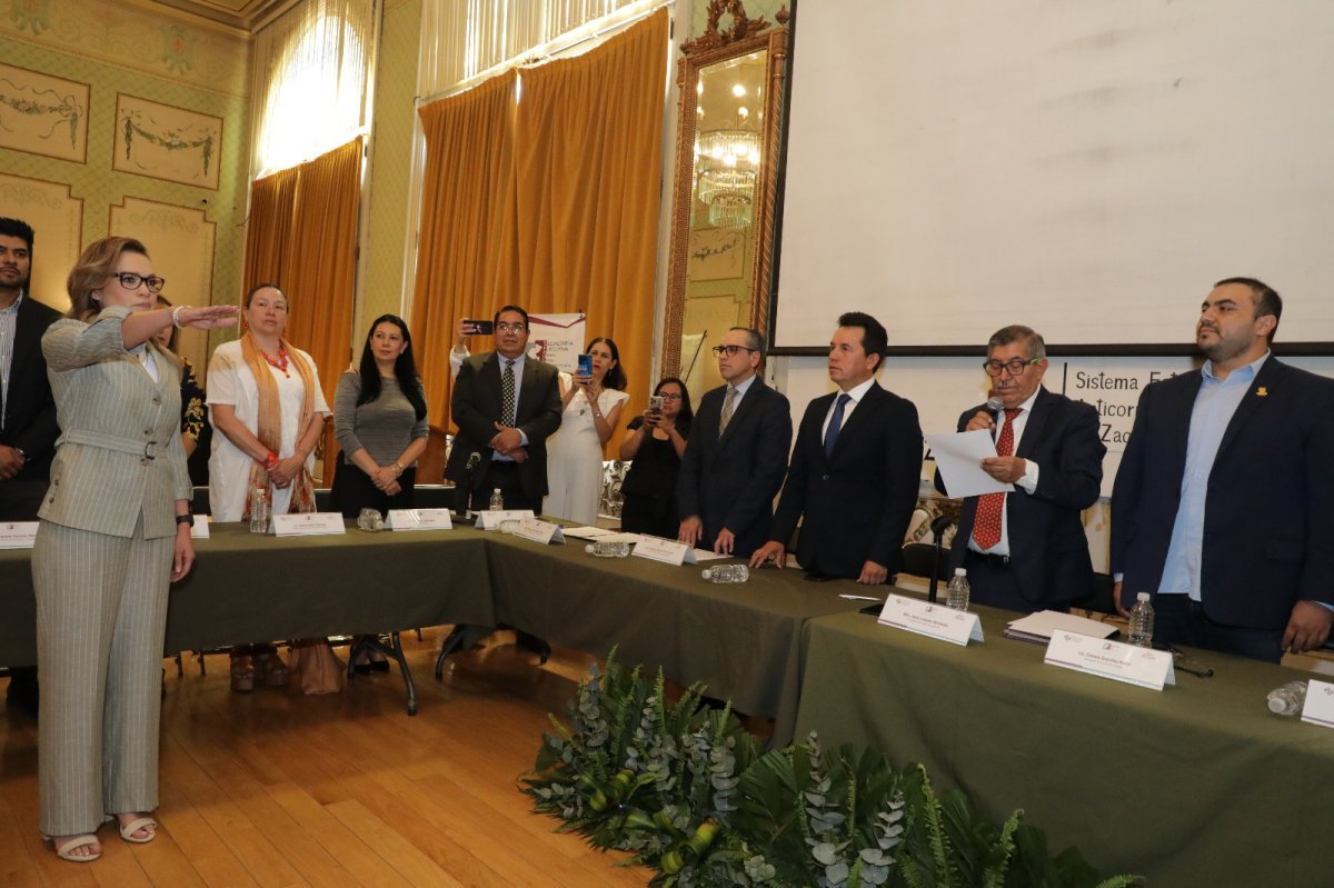Mirna Caldera rinde protesta como titular de la Secretaría Ejecutiva Anticorrupción de Zacatecas