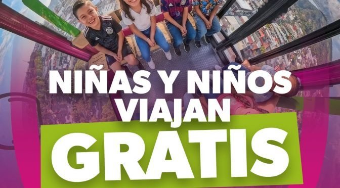 Teleférico de Uruapan será gratuito para niñas y niños el 30 de abril