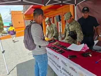 Canje de Armas en Esperanza retira más de 150 artefactos y supera los 40 mil pesos en incentivos