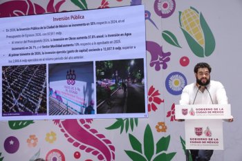 CDMX cuadruplica inversión pública en primer trimestre de 2026: Clara Brugada