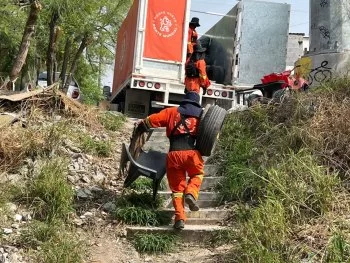 Nueva División Ambiental de NL realiza 75 intervenciones de limpieza en el área metropolitana