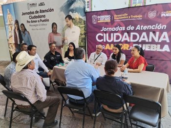SEDETRA acerca empleo y capacitación en Jornada de Atención Ciudadana en Atlixco
