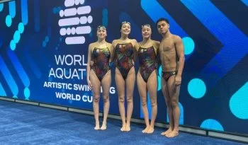 Selección juvenil de natación artística entrena en China rumbo al Mundial Budapest 2026