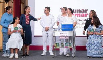 Sheinbaum destaca creación de 4,700 camas en 7 años; arranca 24ª Semana Nacional de Vacunación