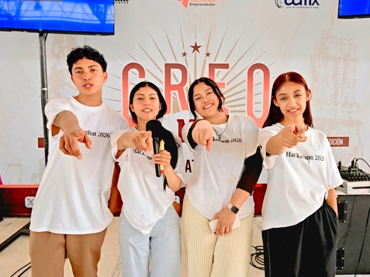 Estudiantes del Cecytez Zacatecas ganan segundo lugar en Hackathon Creo Mx