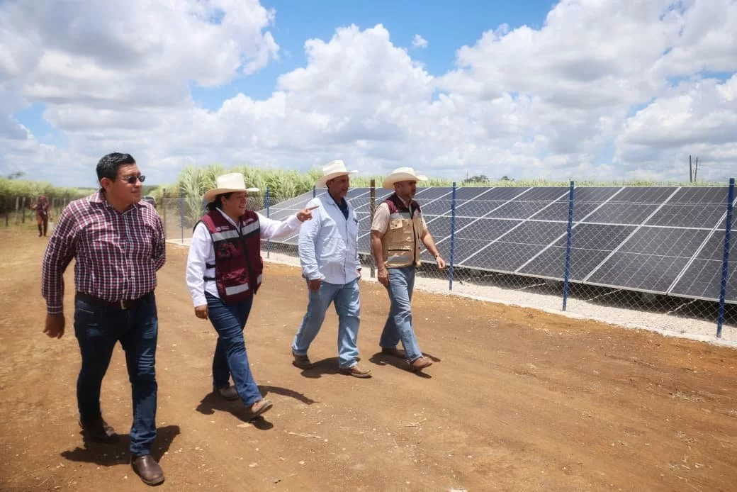 Inauguran sistema de riego “Pozo 9” en Ejido Pucté para fortalecer productividad agrícola en Quintana Roo