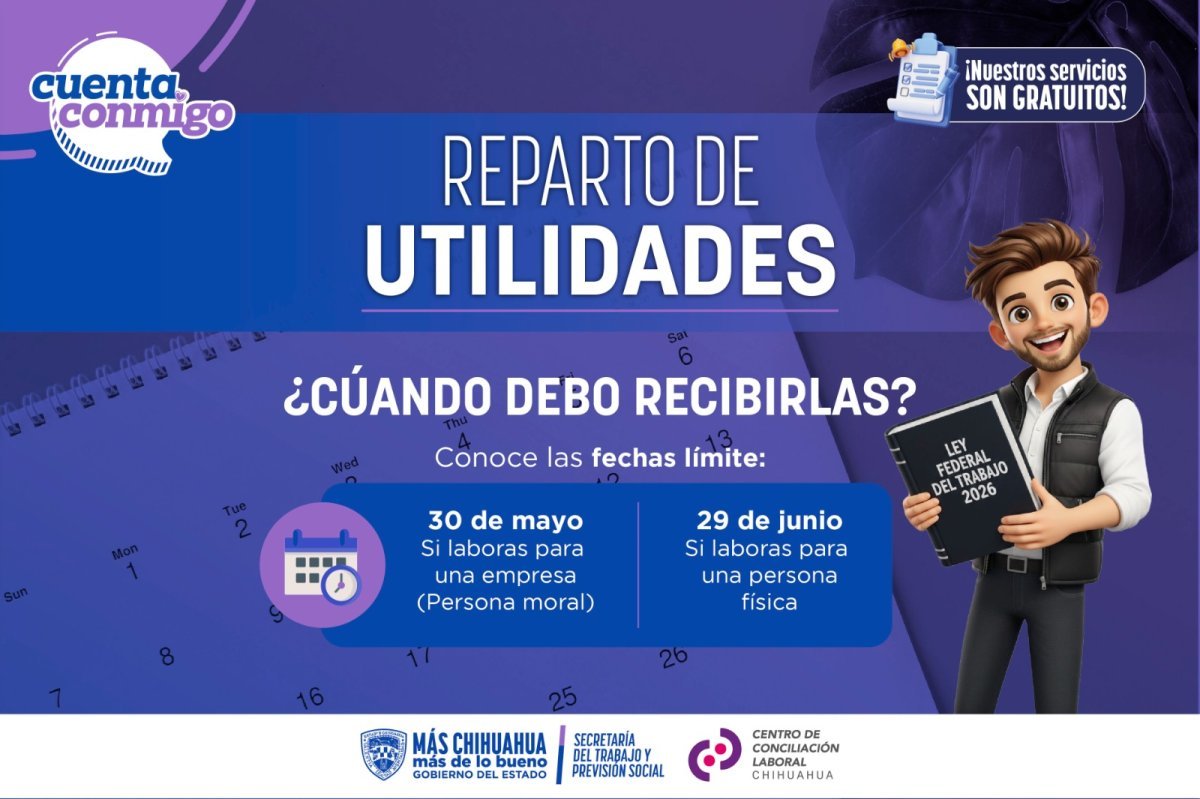 STPS: Pago de utilidades debe realizarse antes del 30 de mayo para personas morales