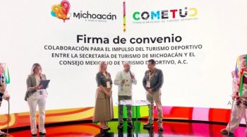 Michoacán impulsa turismo deportivo con eventos y acuerdo en Tianguis Turístico