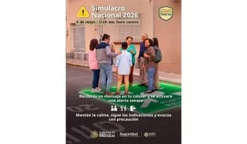 Primer Simulacro Nacional 2026: sismo de 8.2 en Guerrero el 6 de mayo