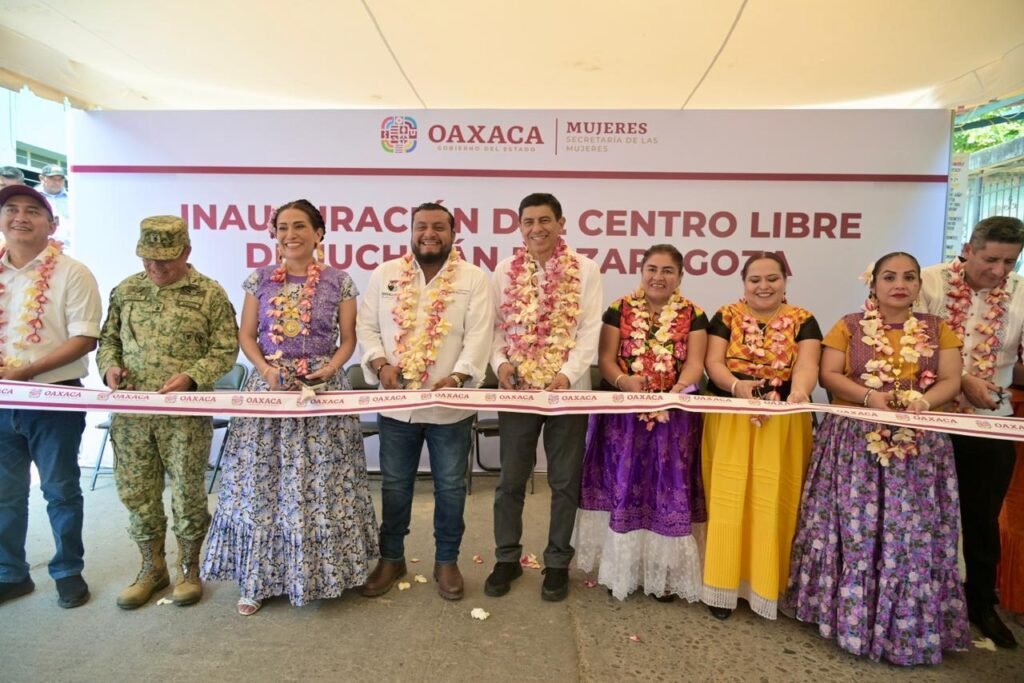 Gobernador Salomón Jara inaugura Centro LIBRE en Juchitán para atención integral de mujeres