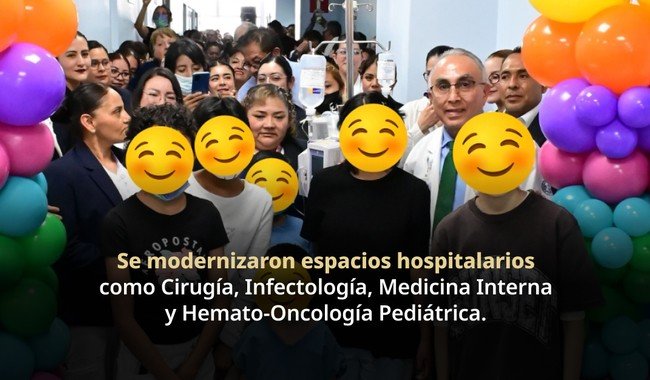 Hospital Juárez de México inaugura nuevas áreas pediátricas y reporta más de 2 mil atenciones en 2025