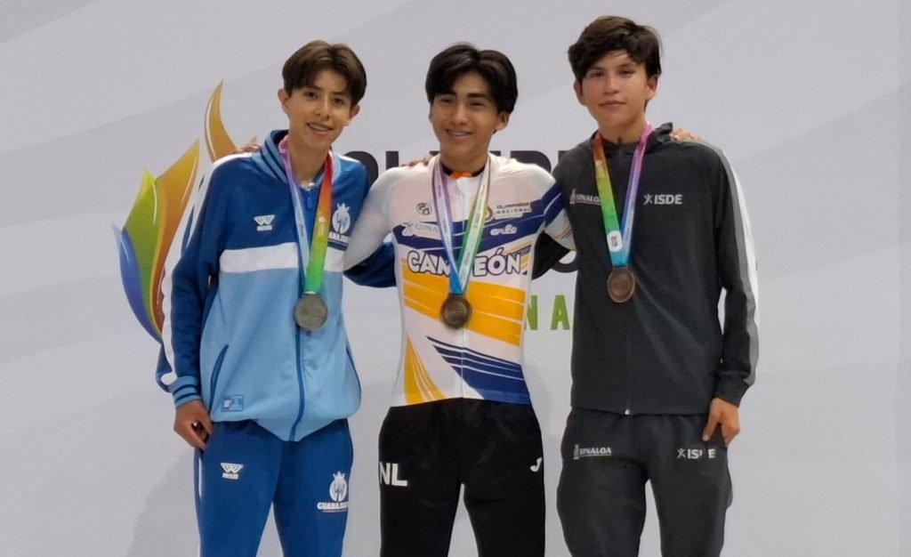 Luciano Reyes Morales gana primera medalla de plata para Guanajuato en ciclismo de la Olimpiada Nacional