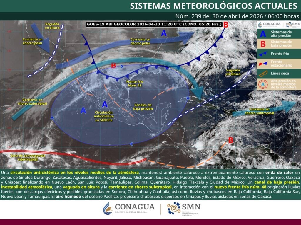 Oaxaca enfrentará radiación solar extrema y temperaturas de hasta 39 grados