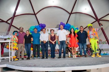 FPMC celebra el Día de la Niñez en Cozumel con juegos, regalos y convivencia familiar