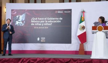Gobierno de México arranca entrega de becas "Rita Cetina" para 9.9 millones de niños de primaria