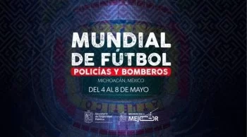 Michoacán será sede del Mundial de Fútbol Policías y Bomberos 2026