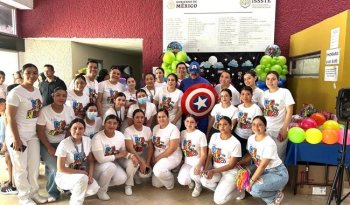 ISSSTE celebra a niñas y niños hospitalizados con actividades lúdicas y curativas