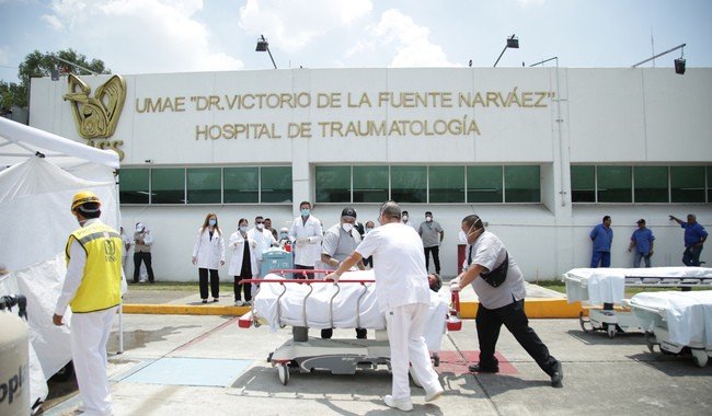 IMSS y alcaldía GAM realizan macrosimulacro por emergencia química en Magdalena de las Salinas