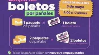 Canjea pañales por boletos para concierto de Marco Antonio Solís en Morelia