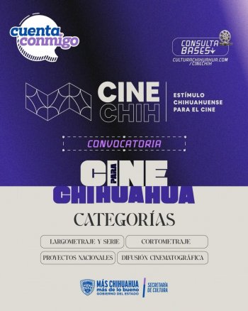 Vence el 10 de mayo el registro a programas de estímulos fiscales para cultura y cine en Chihuahua