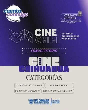 Vence el 10 de mayo el registro a programas de estímulos fiscales para cultura y cine en Chihuahua