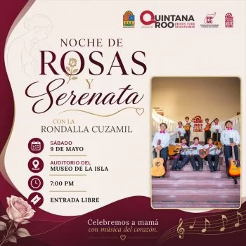 FPMC celebrará a las mamás de Cozumel con 'Noche de Rosas y Serenata'