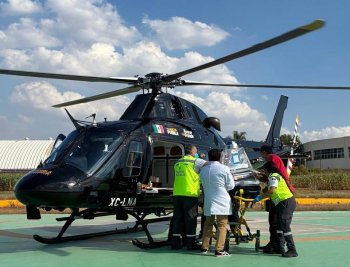 Gobierno de Puebla realizó 31 traslados aéreos y terrestres de pacientes y órganos en 2026
