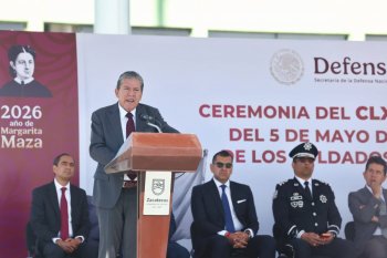 Gobernador David Monreal encabeza conmemoración del 164 aniversario de la Batalla de Puebla en Zacatecas