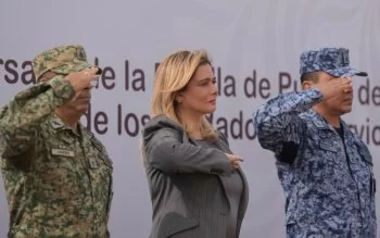 Maru Campos encabeza ceremonia del 164 aniversario de la Batalla de Puebla en Chihuahua