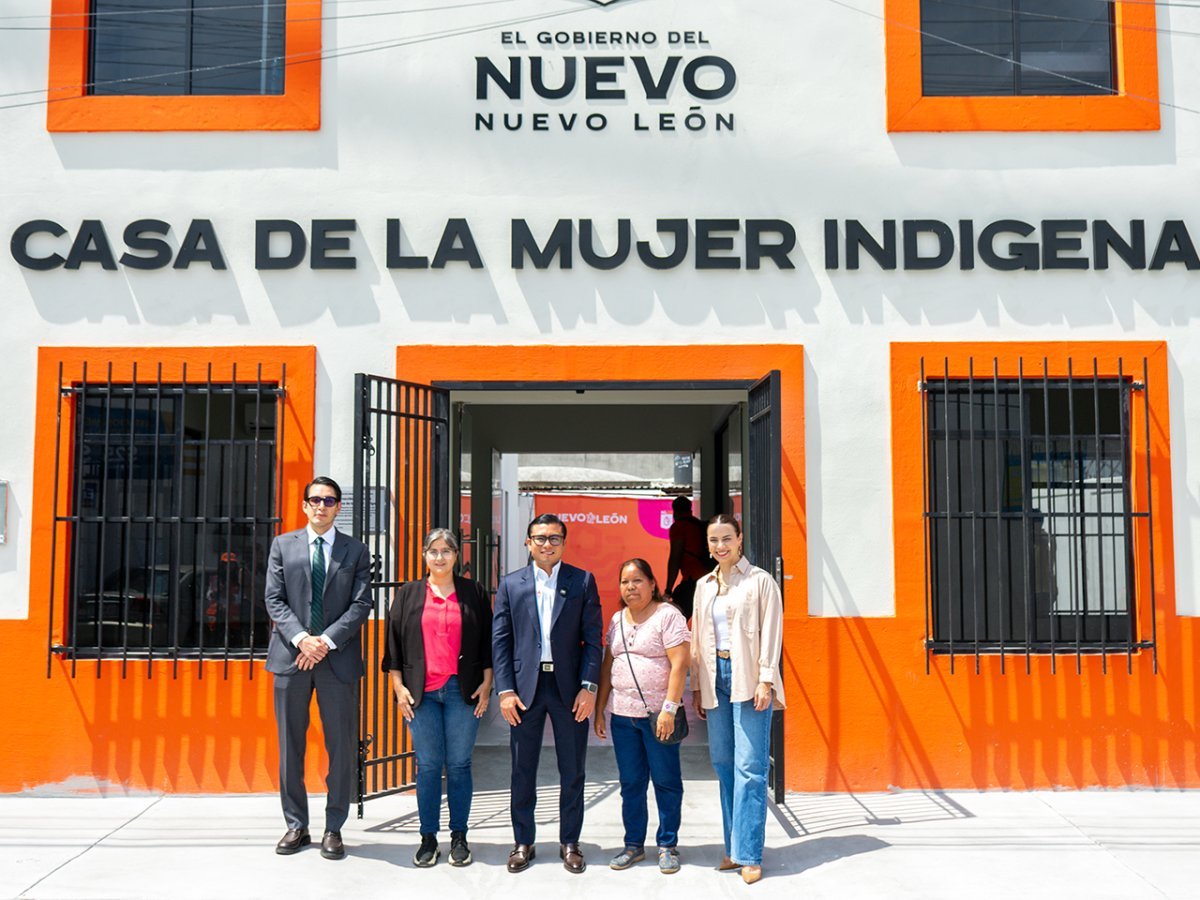Supervisan avance del Centro Cultural Casa de la Mujer Indígena en Monterrey