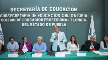 Conalep Puebla firma ocho convenios para impulsar prácticas y empleabilidad