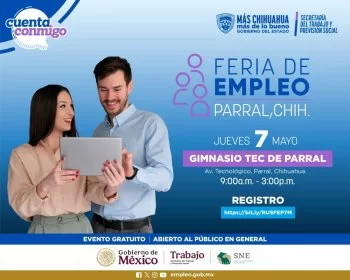 Feria de Empleo en Parral ofrecerá más de mil 350 vacantes este jueves