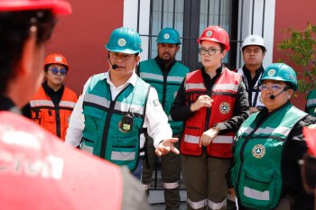 Más de 1.6 millones de poblanos participan en el 1er Simulacro Nacional 2026