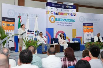 Ministra Esquivel vincula solidez democrática con eficacia institucional para hacer reales los derechos