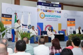 Ministra Esquivel vincula solidez democrática con eficacia institucional para hacer reales los derechos