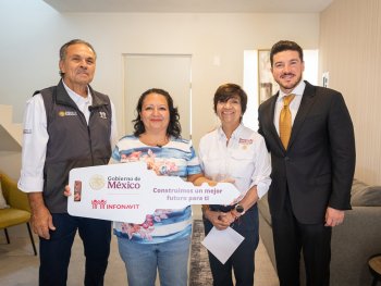Samuel García y Sheinbaum duplican meta de vivienda en Nuevo León: 77 mil casas