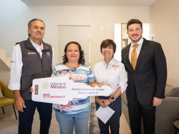 Samuel García y Sheinbaum duplican meta de vivienda en Nuevo León: 77 mil casas