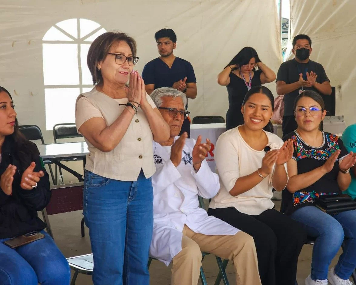 Voluntariado de la Policía Auxiliar de Puebla realiza jornada de salud en Nealtican