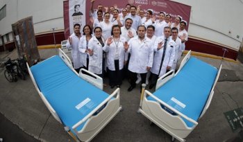 ISSSTE recibe primeras 180 camas eléctricas de un total de 2 mil 275 para renovar hospitales