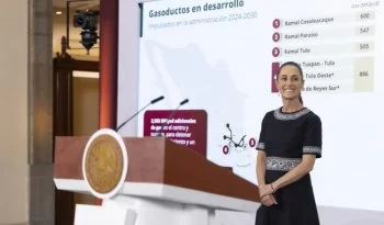 Sheinbaum presenta plan de gasoductos con inversión de 140 mil 905 mdp hacia 2030