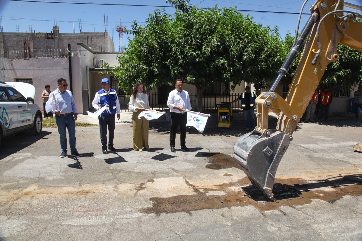 JCAS y JMAS de Delicias inician rehabilitación de redes hidrosanitarias para 2,400 familias