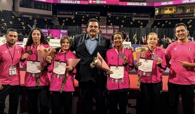 México suma cuatro medallas en lucha femenil del Panamericano de Iowa