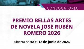 Convocan al Premio Bellas Artes de Novela José Rubén Romero 2026