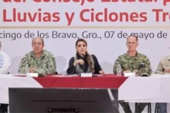 Gobernadora de Guerrero instala Comisión Permanente de Análisis Meteorológico ante temporada de lluvias