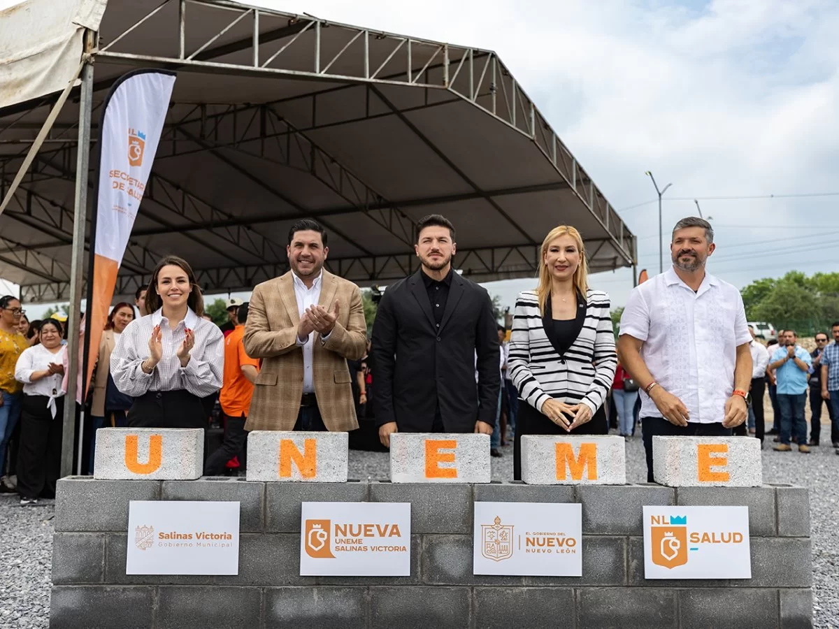 Nuevo León alcanza 93% de cobertura de salud; arranca construcción de UNEME en Salinas Victoria