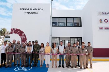 Mara Lezama inaugura oficinas de Vectores en Isla Mujeres; beneficiará a 12 mil habitantes