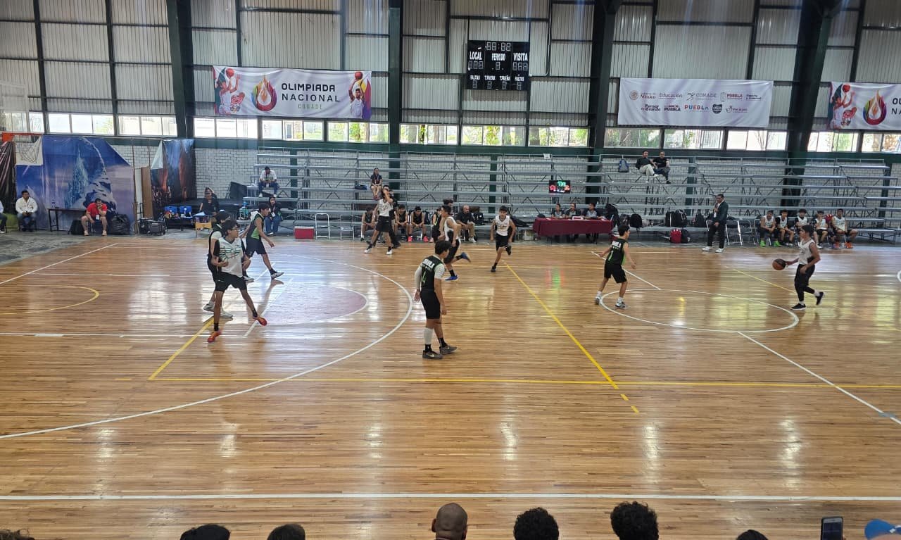 Puebla vive las finales de básquetbol de la Olimpiada Nacional CONADE 2026
